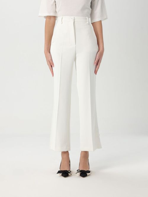 Pants Woman color Ivory