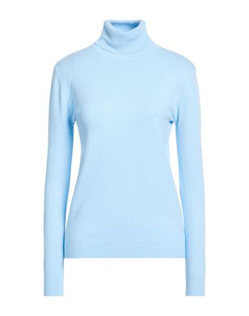 Woman Turtleneck Sky blue Size L/XL Viscose, Polyamide, Polyester