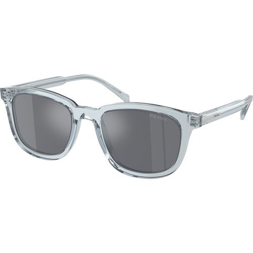 Prada Man Prada PR A21S 19T175 Sunglasses Acetate Blue Grey Pillow Normal Flash