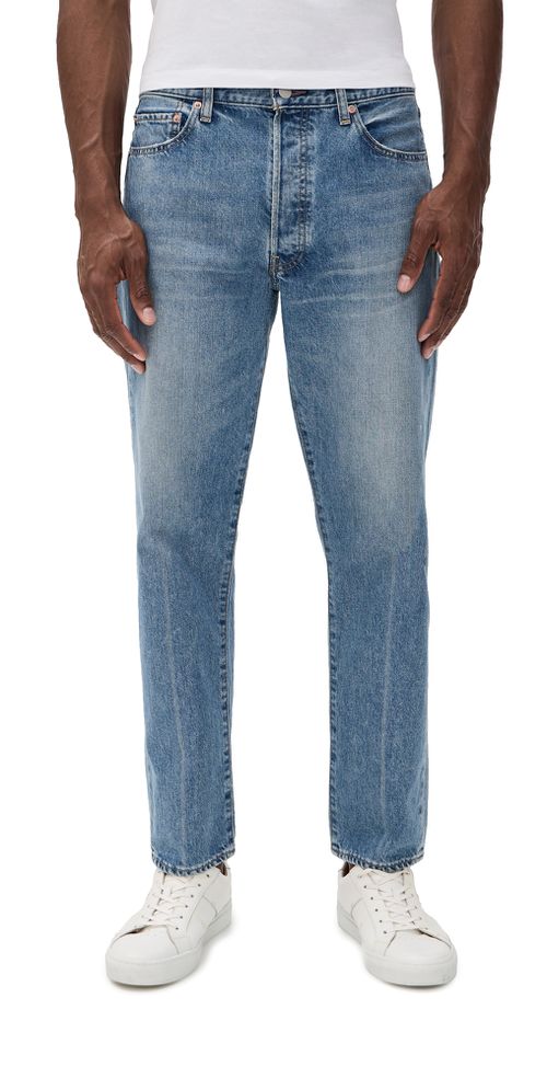 60s Straight Denim Jeans Vintage Indigo