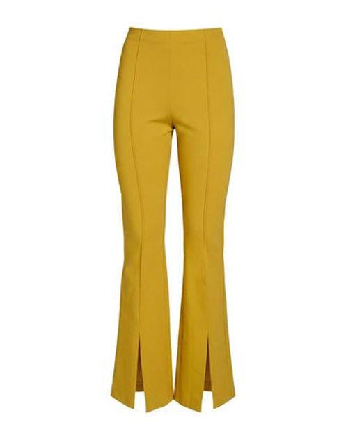 Malìparmi Woman Pants Mustard Size 6 Viscose, Nylon, Elastic fibres