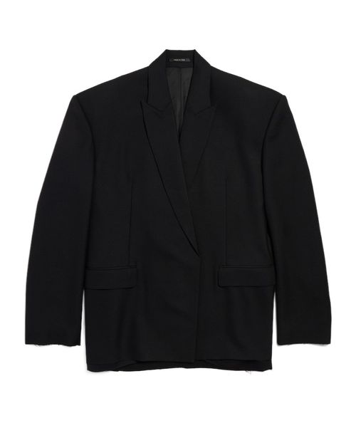 Men's Seamless Tailored Jacket in Black