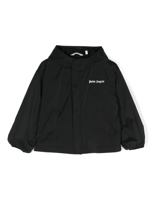 Overlogo hooded jacket - Black