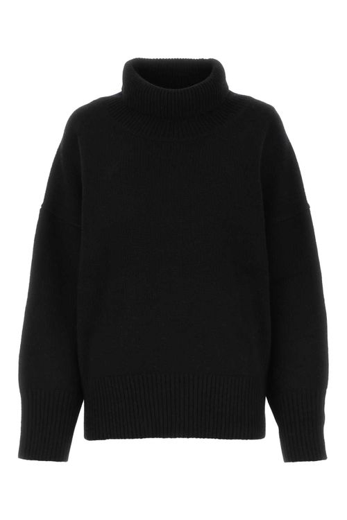 Cashmere Oversize Sweater — Black
