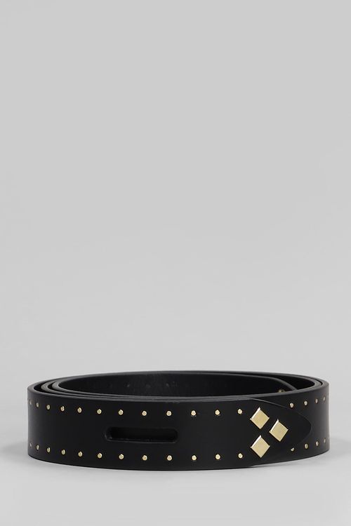 Lecce Belts In Black Leather