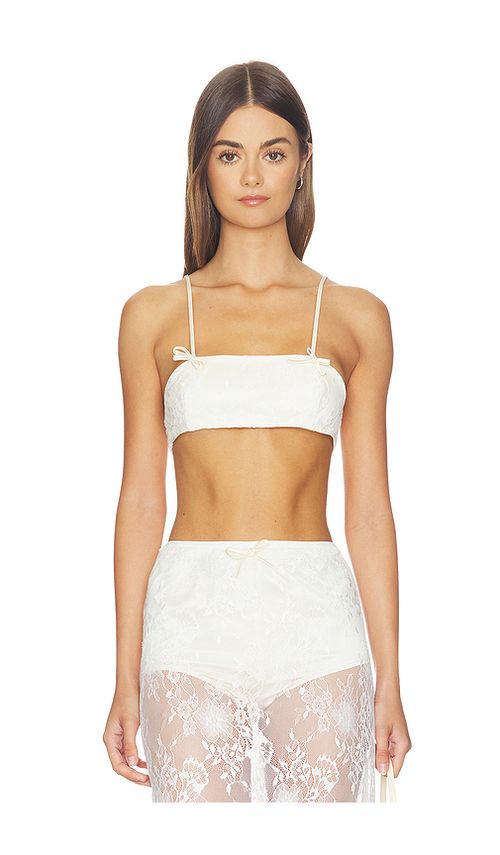 Aya Muse Eteri Top in White. - L also in M