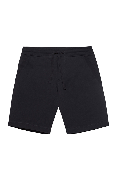 Cotton Terry Shorts — Black