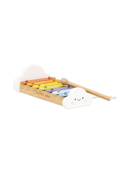 Rainbow wooden xylophone - Yellow