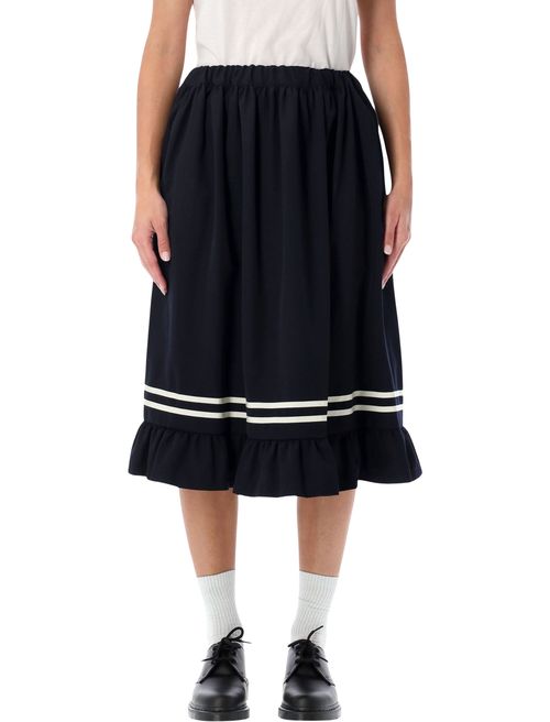 Wool Midi Skirt