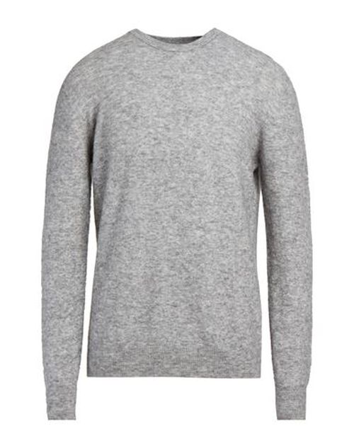 Man Sweater Grey Size 40 Polyamide, Wool, Baby alpaca wool, Elastane