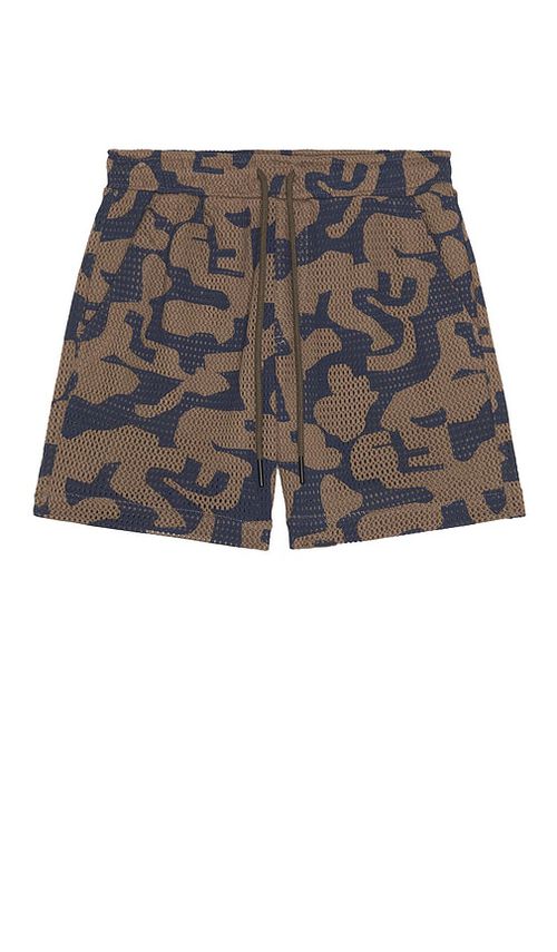 OAS Morel Puzzlotec Net Shorts in Grey,Navy. -  S also in L, M, XL/1X