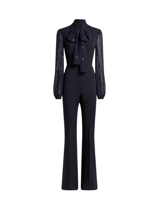 Cady Jacquard Jumpsuit