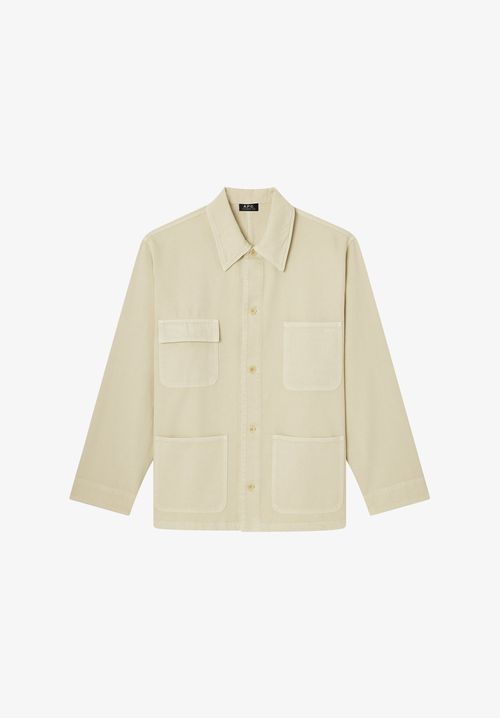 A. P.C. Loone Sizee-fit Overshirt-jacket M Sand Yellow