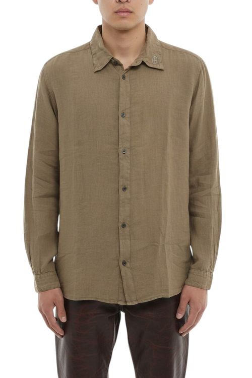 Olive Brown Regular Shirt