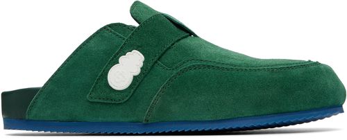 Green Outdoor Mule Loafers