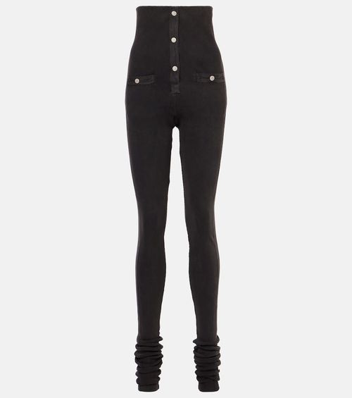 Cotton-blend leggings