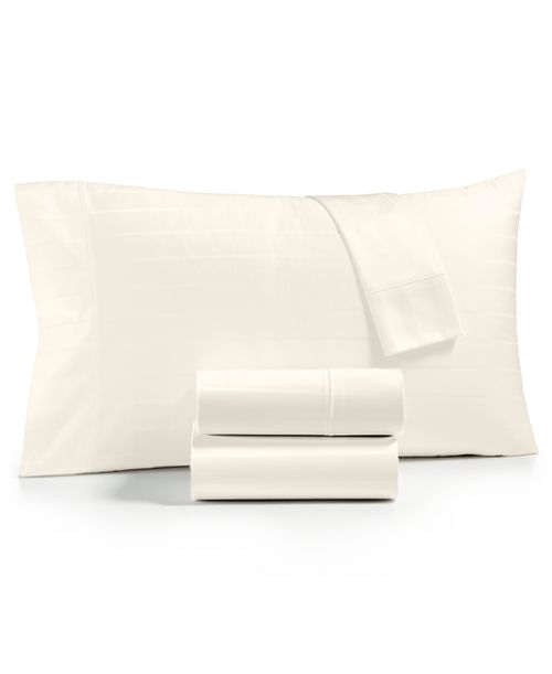 Sleep Cool 400 Thread Count Hygrocotton Sheet Set, Queen, Exclusively at Macy's - Ivory