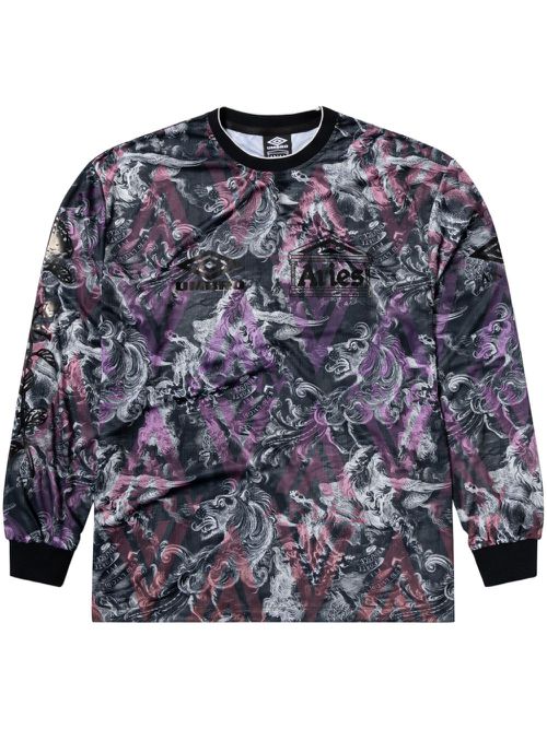All-over printed sweatshirt - Black