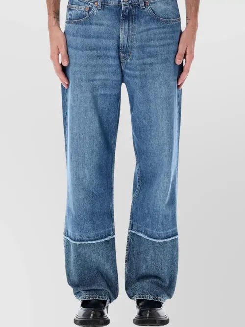 Our Legacy - wide leg relaxed trousers in deni