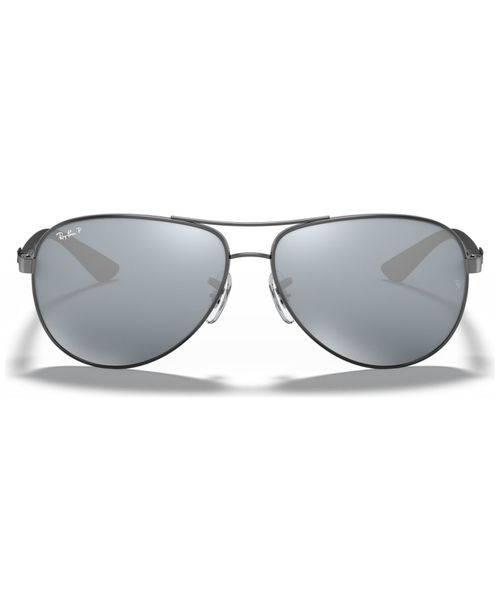 Polarized Sunglasses , RB8313 - GUNMETAL/SILVER MIRROR POLAR