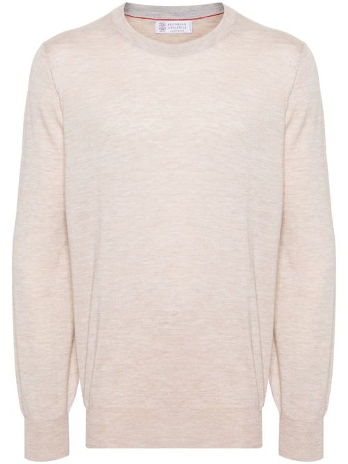 Sweater in Cashmere Blend Crew NeckOda