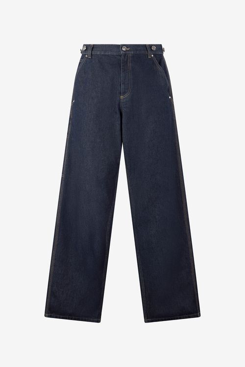 Jeans With Loose Leg And Rc Monogram