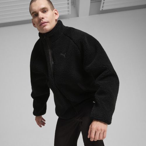 PUMA Reversible Sherpa Jacket Men in Black