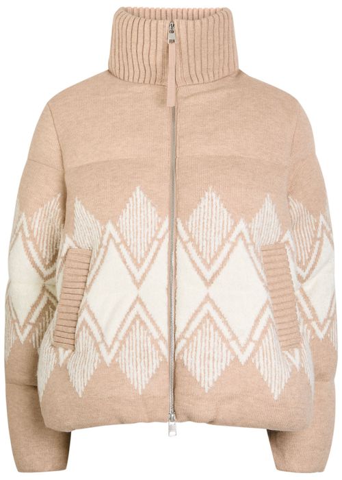 Belina Fair Isle Padded Knit Jacket