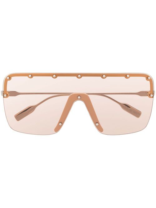 Mask-frame sunglasses - Silver