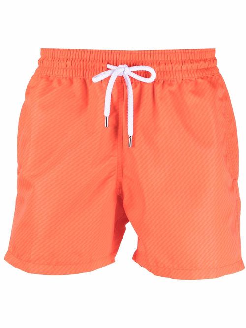 Drawstring swim shorts - Orange