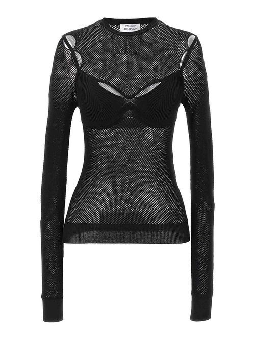Net Arrow Bralette Top