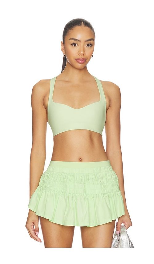 Free People x FP Movement Win Win Sweetheart Bra in Green. - M also in L, S