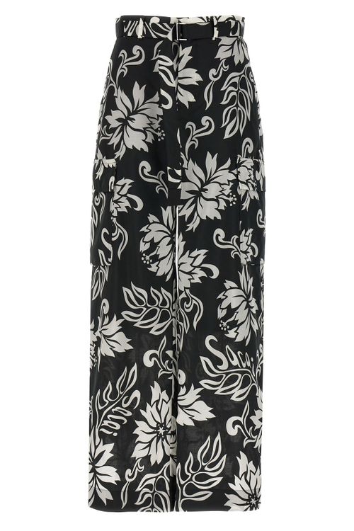 Floral Print Trousers