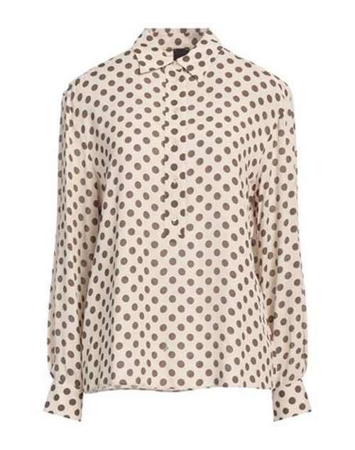 Pinko Woman Top Beige Size 6 Viscose