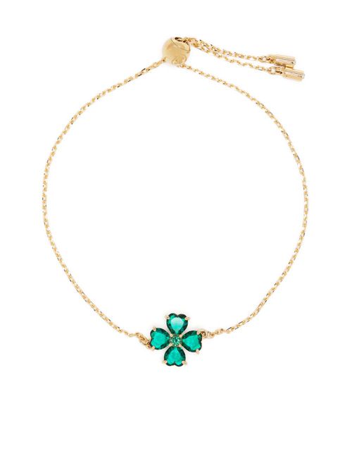 Idyllia clover-charm bracelet - Green