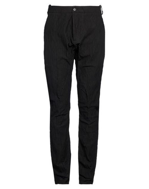 Man Pants Black Size 36 Cotton, Metal fiber, Elastane