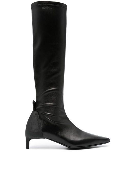Scuba Stretch 60mm leather boots - Black