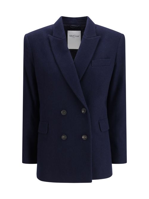 Double-Breasted Blazer — Navy