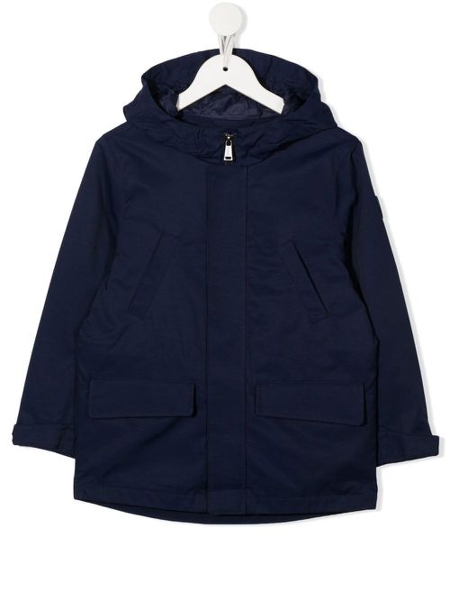 Hooded windbreaker jacket - Blue