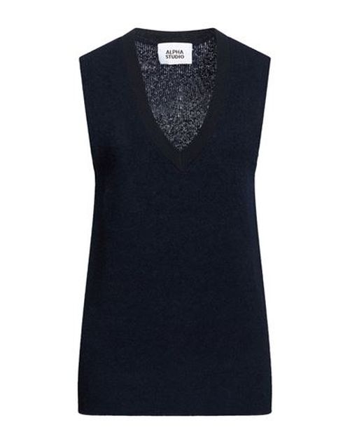 Woman Sweater Midnight blue Size 4 Virgin Wool, Polyamide, Merino Wool