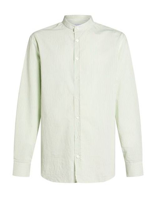 Man Shirt Sage green Size 16 Cotton, Polyamide