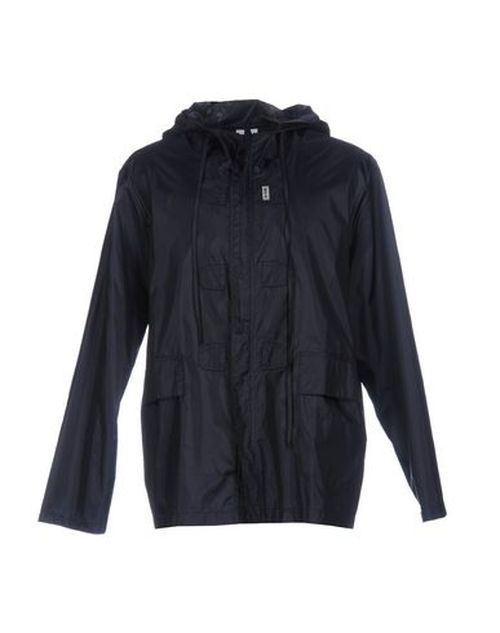 Man Overcoat & Trench Coat Midnight blue Size M Polyamide, Polyurethane