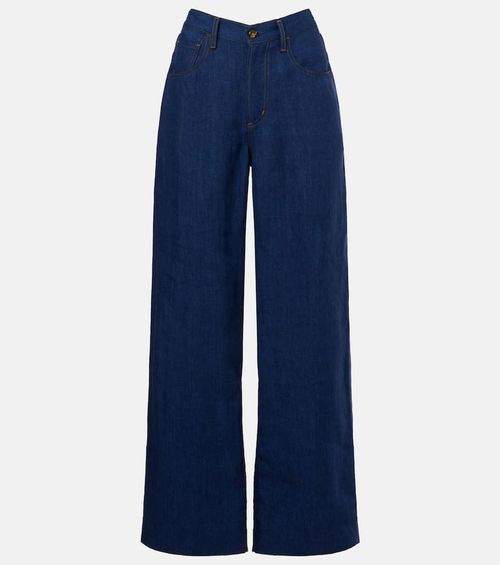 X Argent Ayla mid-rise wide-leg jeans