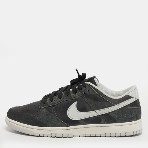 Nike Dunk Low Retro PRM Zebra Animal Pack 45 Multicolor Leather and Suede Sneaker