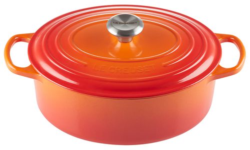 5 Qt. Flame Oval Dutch Oven