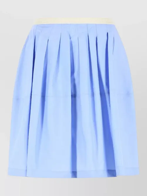 Marni - cotton skirt knee length pleated design