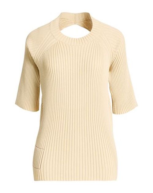 Woman Sweater Beige Size M Polyester, Cotton