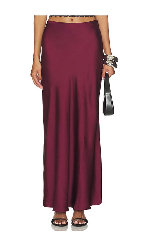 Steve Madden Jeannie Skirt in Wine. L. Also in M, S