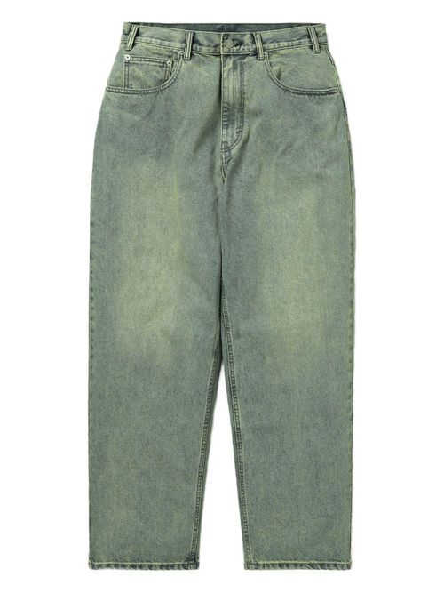 Belt-loops jeans - Green