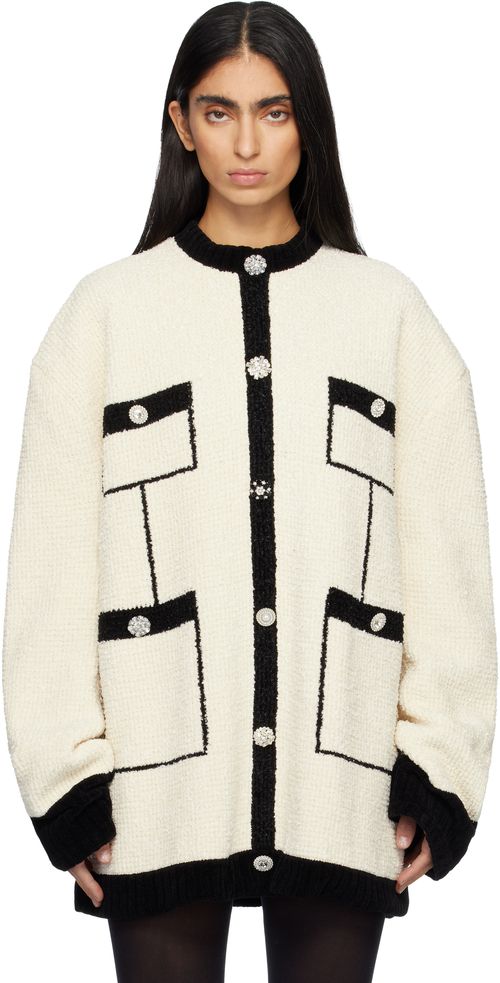Off-White Covered Tweed Sweater